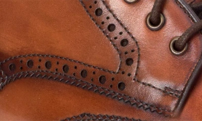 Shop Warfield & Grand Rockford Wingtip Boot In Tan