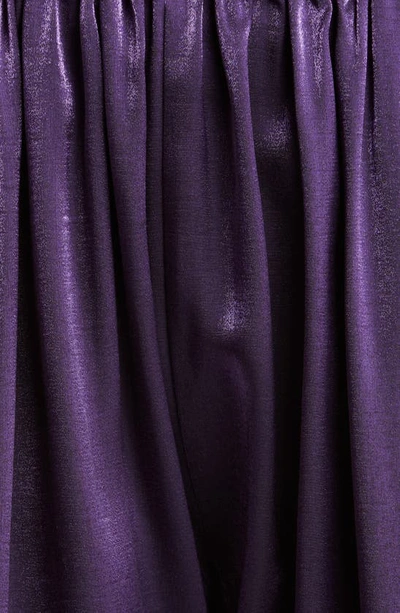 Shop Oríré Orire Frac Satin Joggers In Purple