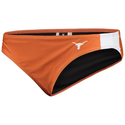 Shop Foco Texas Orange Texas Longhorns Wordmark Bikini Bottom In Burnt Orange