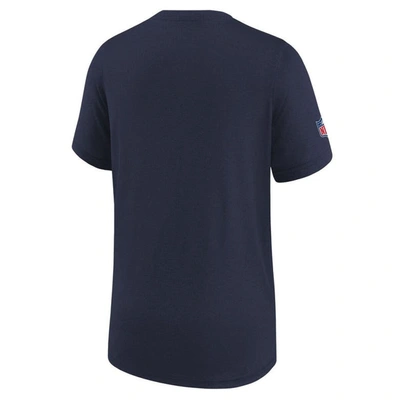 Shop Nike Youth  Navy Seattle Seahawks Sideline Legend Performance T-shirt