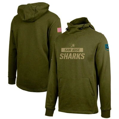 Shop Levelwear Green San Jose Sharks Delta Shift Pullover Hoodie
