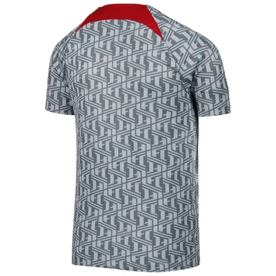 Shop Nike Youth  Gray Liverpool Pre-match Top