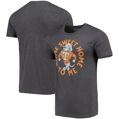 Shop Homefield Heathered Charcoal Tennessee Volunteers Vintage Team T-shirt In Heather Charcoal