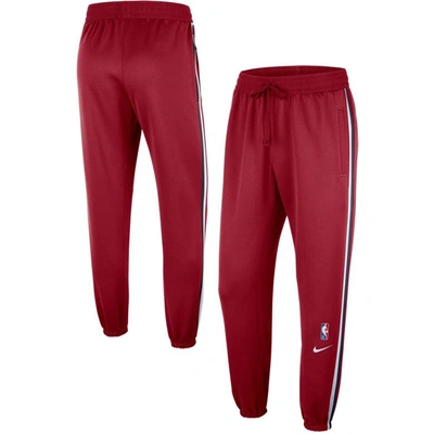 Shop Nike Red Miami Heat 75th Anniversary Showtime On Court Performance Pants