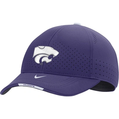 Shop Nike Purple Kansas State Wildcats 2023 Sideline Legacy91 Performance Adjustable Hat