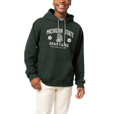Shop League Collegiate Wear Green Michigan State Spartans Bendy Arch Essential Pullover Hoodie