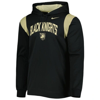 Shop Nike Black Army Black Knights 2022 Sideline Performance Pullover Hoodie
