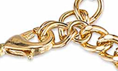 Shop Ettika Set Of 3 Chain Link Bracelets In Gold