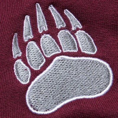 Colosseum Stadium Athletic Maroon Montana Grizzlies Arched Name Full-zip Hoodie In Maroon