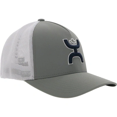 Shop Hooey Gray/white Dallas Cowboys Trucker Flex Hat