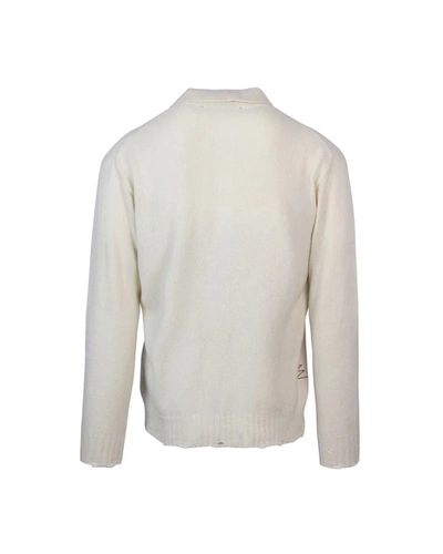 Shop Amaranto Amaránto Sweater In Ivory