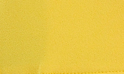 Shop Nina Leonard Cropped Blazer In Bright Yellow