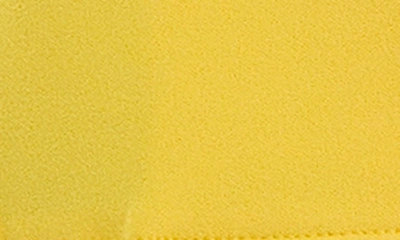 Nina Leonard Cropped Blazer In Bright Yellow