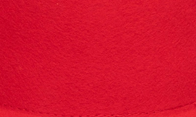 Eugenia Kim Ruby Asymmetric Wool Bucket Hat In Red