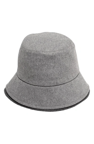 Shop Eugenia Kim Suzuki Bucket Hat In Gray/ Charcoal