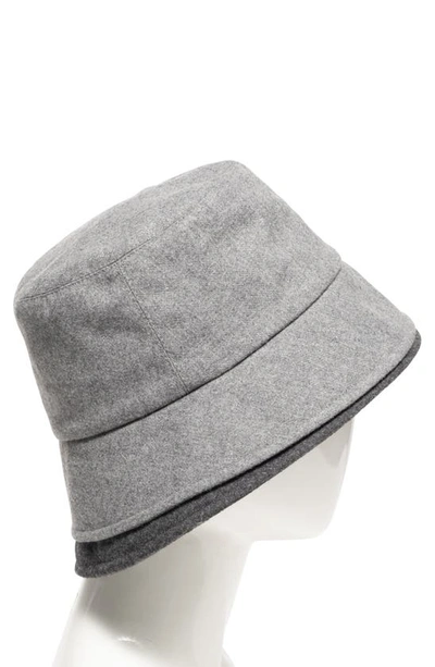 Shop Eugenia Kim Suzuki Bucket Hat In Gray/ Charcoal
