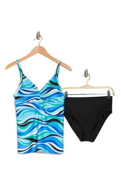 Shop Next By Athena New Waves Two-piece Swimsuit In Classic Blue