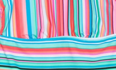 Shop Next By Athena Tavarua Stripe Two-piece Swimsuit In Pink Multi