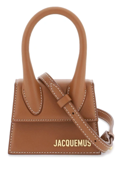 Shop Jacquemus 'le Chiquito' Micro Bag Women In Brown