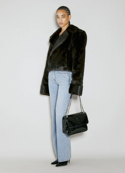 Shop Saint Laurent Women Medium Niki Shoulder Bag In Black
