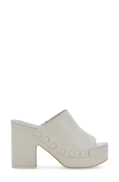 Shop Dolce Vita Emol Platform Sandal In Ivory Leather