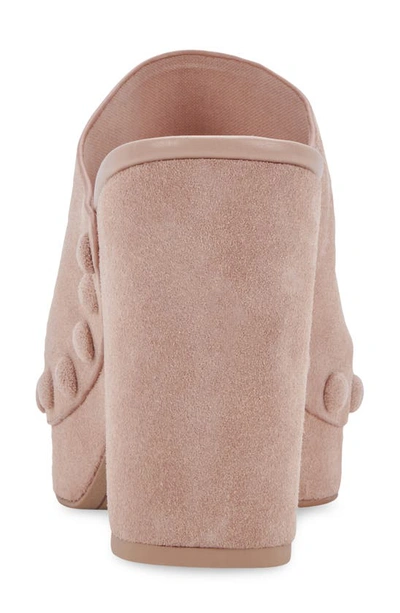 Shop Dolce Vita Emol Platform Sandal In Blush Suede