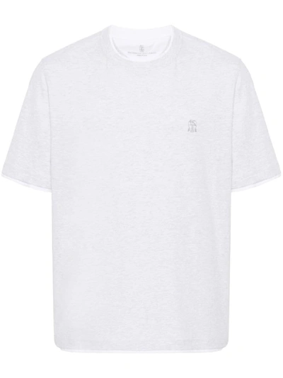 Shop Brunello Cucinelli T-shirts And Polos In White