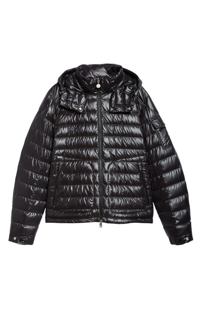 Moncler Lauros Padded Down Jacket In Black Polyester In Black