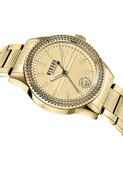 Shop Versus Bayside Bracelet Watch, 38mm In Ip Yellow Gold