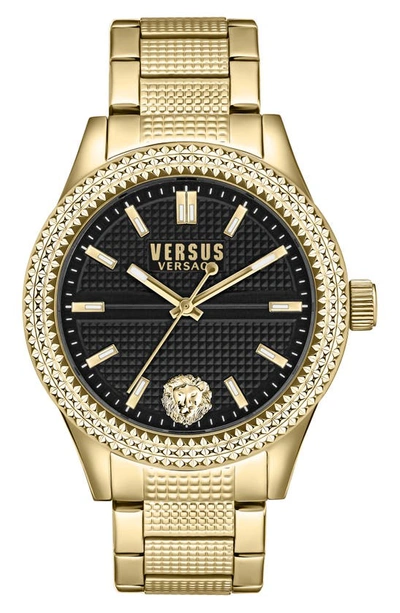 Shop Versus Bayside Bracelet Watch, 38mm In Yellow Gold