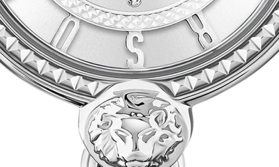 Shop Versus Versace Les Docks Crystal Bracelet Watch, 36mm In Stainless Steel