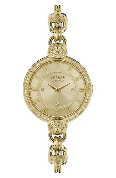 Shop Versus Les Docks Bracelet Watch, 36mm In Ip Yellow Gold