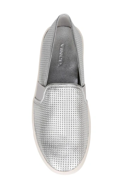 Shop Vince Blair Slip-on Sneaker In Silver
