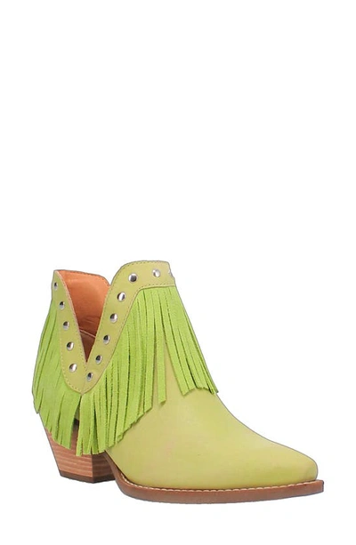 Shop Dingo Fine N' Dandy Bootie In Lime