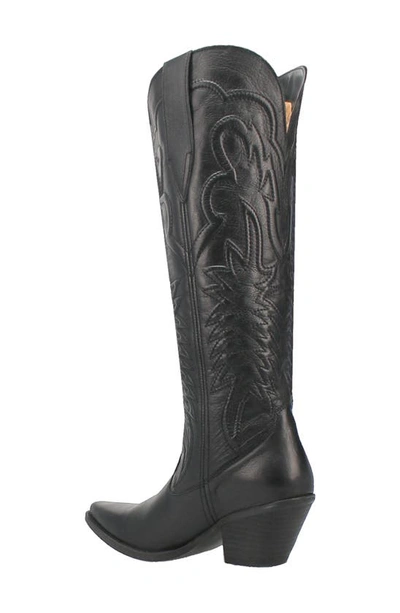 Dingo Knee High Western Boot In Black