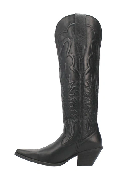 Dingo Knee High Western Boot In Black