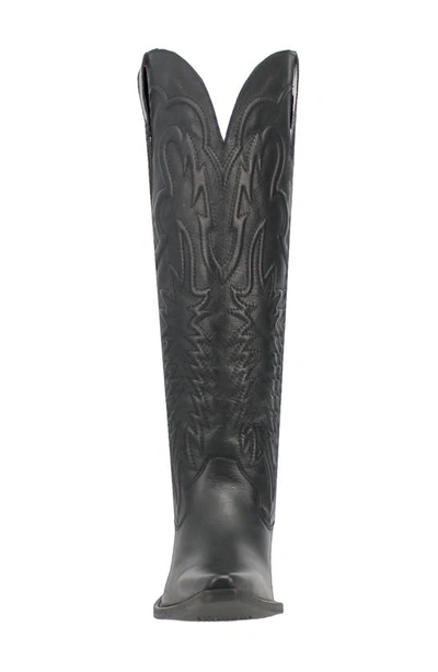 Shop Dingo Raisin Kane Knee High Western Boot In Black