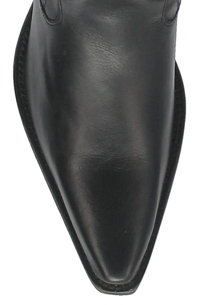 Dingo Knee High Western Boot In Black
