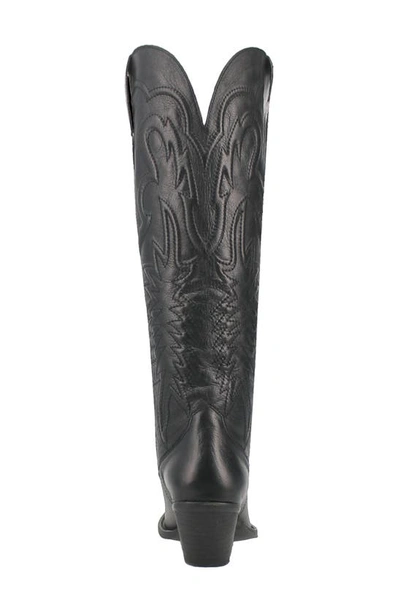 Shop Dingo Raisin Kane Knee High Western Boot In Black