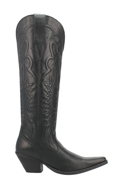 Shop Dingo Raisin Kane Knee High Western Boot In Black