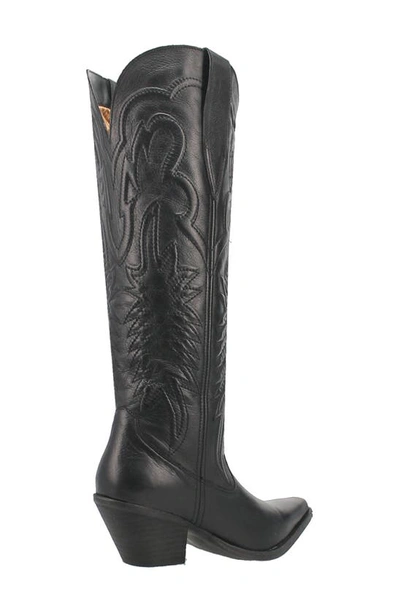 Dingo Knee High Western Boot In Black