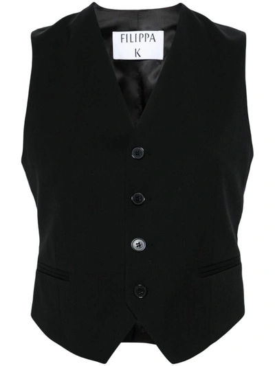 Shop Filippa K Tailored Vest In Black