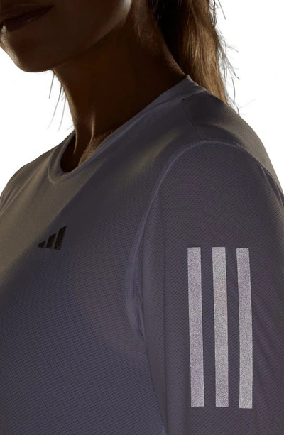 Shop Adidas Originals Own The Run Long Sleeve T-shirt In White