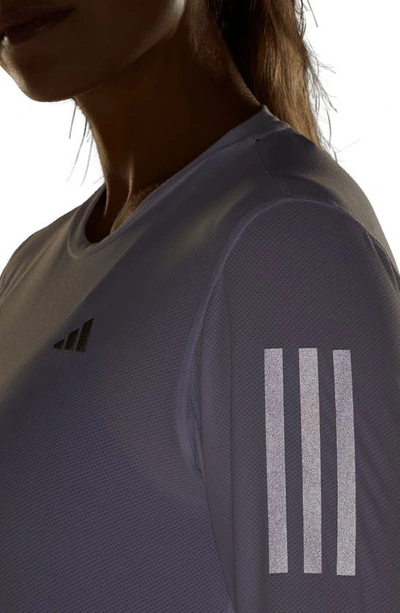 Adidas Originals Adidas Own The Run Long Sleeve T-shirt In White