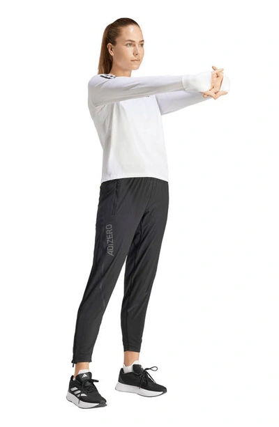 Adidas Originals Adidas Own The Run Long Sleeve T-shirt In White