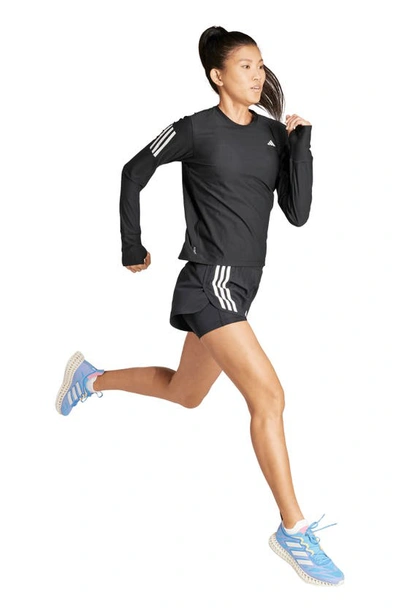 Adidas Originals Adidas Own The Run Long Sleeve T-shirt In Black