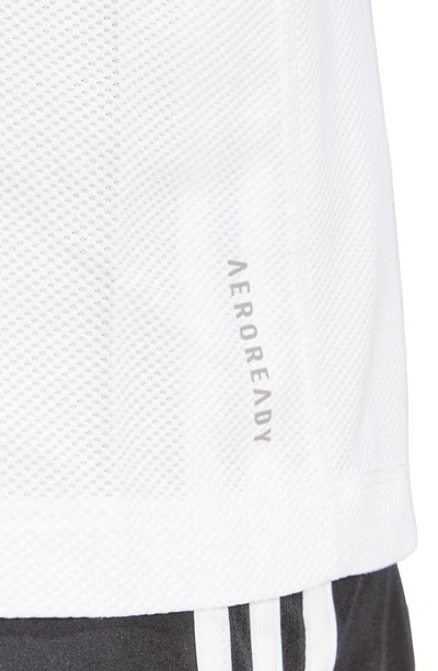 Shop Adidas Originals Own The Run Performance T-shirt In White
