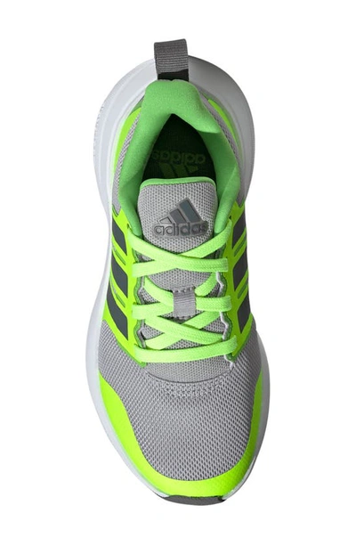 Shop Adidas Originals Kids' Fortarun 2.0 Sneaker In Grey Two/ Grey / Lucid Lemon
