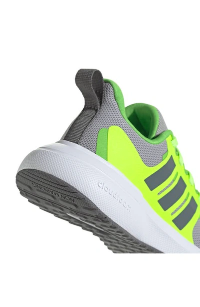 Shop Adidas Originals Kids' Fortarun 2.0 Sneaker In Grey Two/ Grey / Lucid Lemon