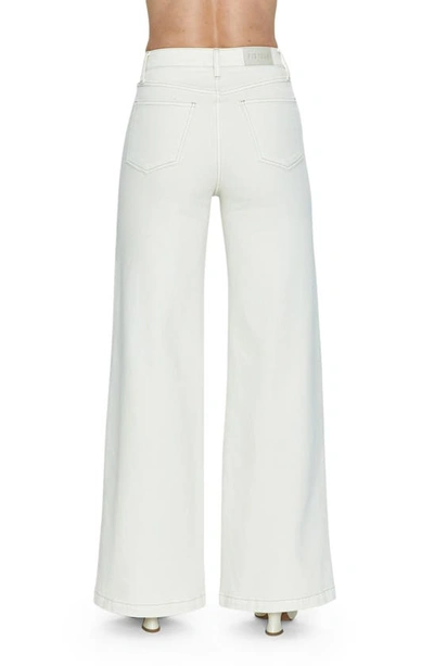 Pistola Lana High Rise Ultra Wide Leg Denim Pants In Ecru In Ecru